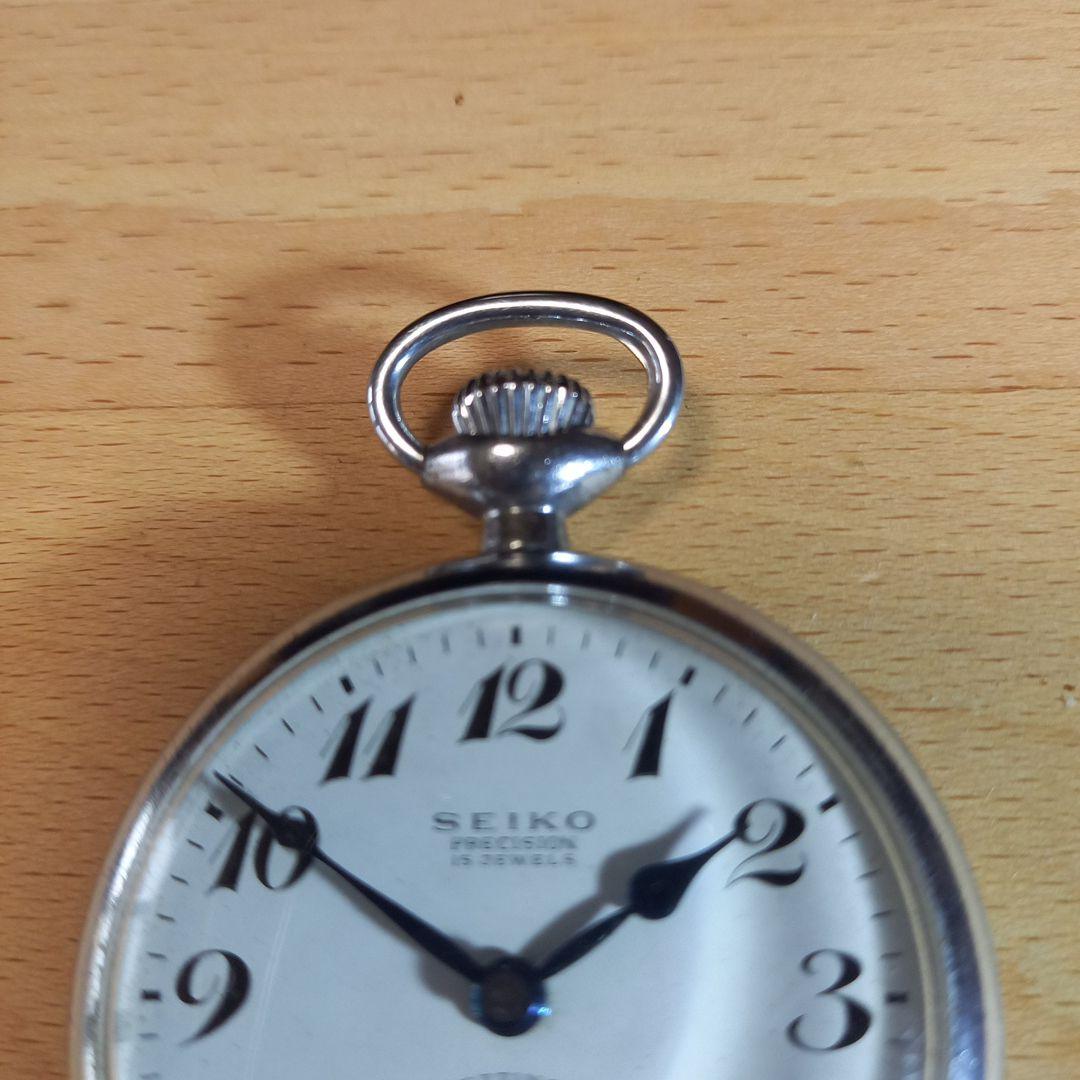 Cedric430‼️国鉄懐中時計　セイコー製　昭和37年　新支　未稼働品