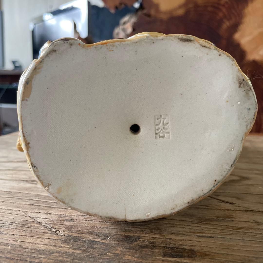 M*デ様 九谷焼 龍と雲に乗る観音菩薩像 神像 仏像 高