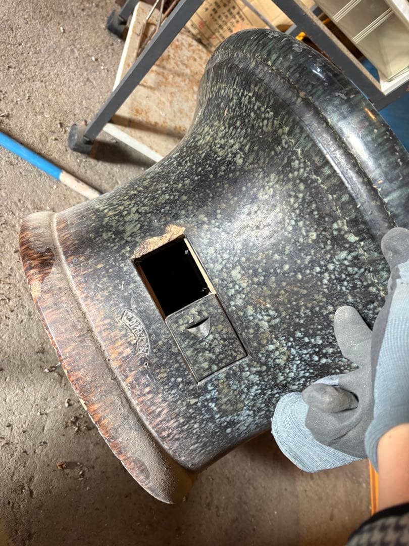 火鉢 練炭式 練炭コンロ レトロ 古物 植木鉢 アンティーク