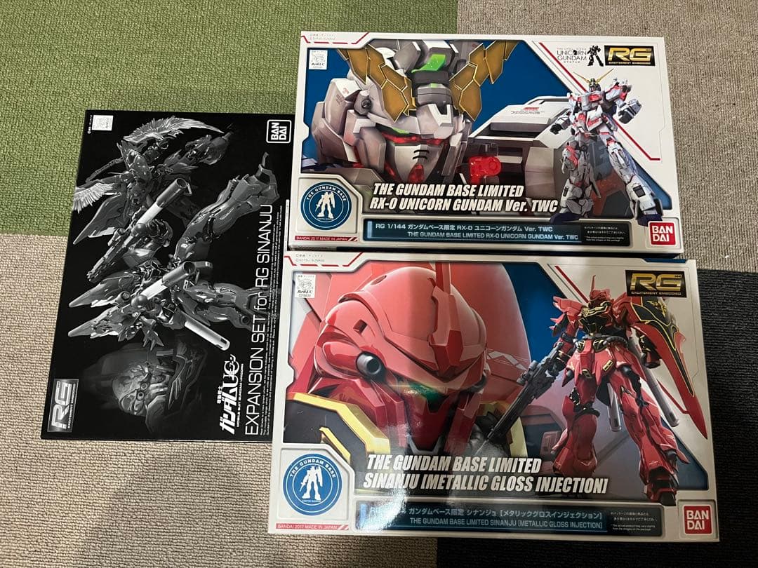【新品未開封】GB限定RGユニコーンガンダムシナンジュセット THE GUNDAM BASE TOKYO（ガンダムベース東京）」11月の限定ガンプラは