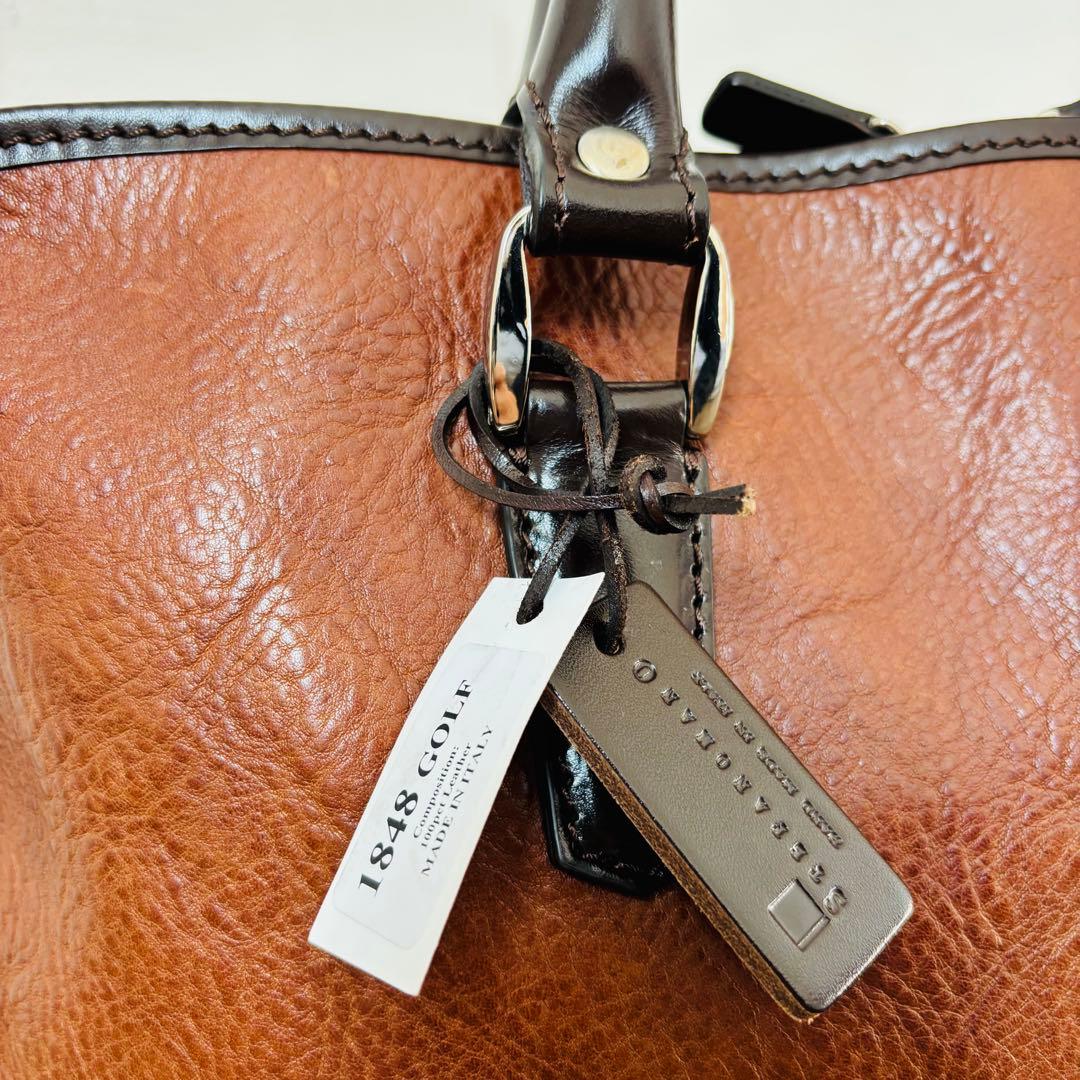 STEFANOMANO オールレザー　ブリーフケース　ビジネスバッグ　アルチェ