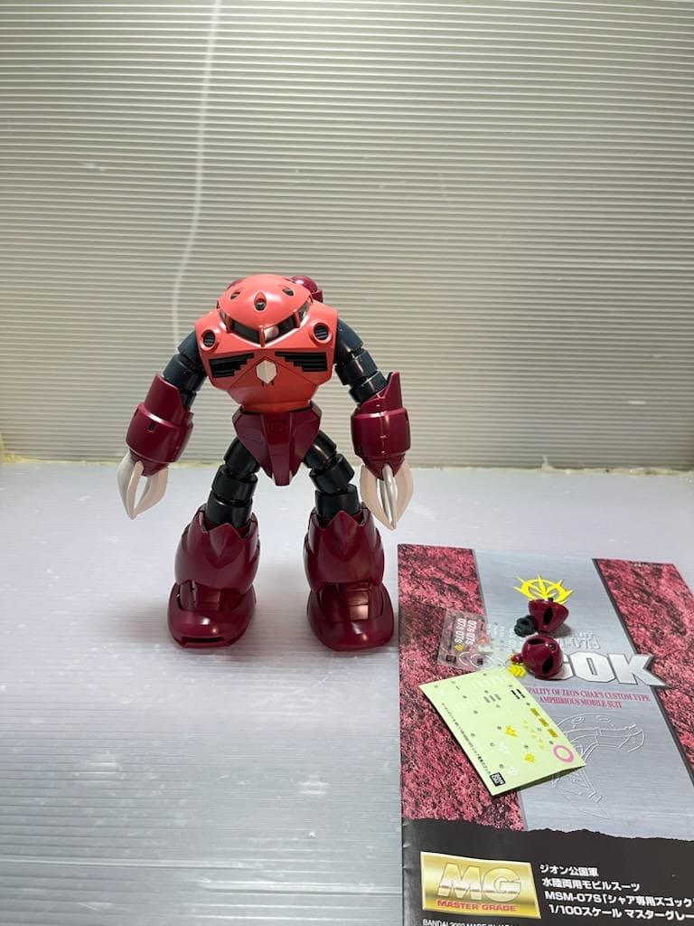機動戦士ガンダム MG マスターグレード 1/100 ガンプラ ズゴック 完成