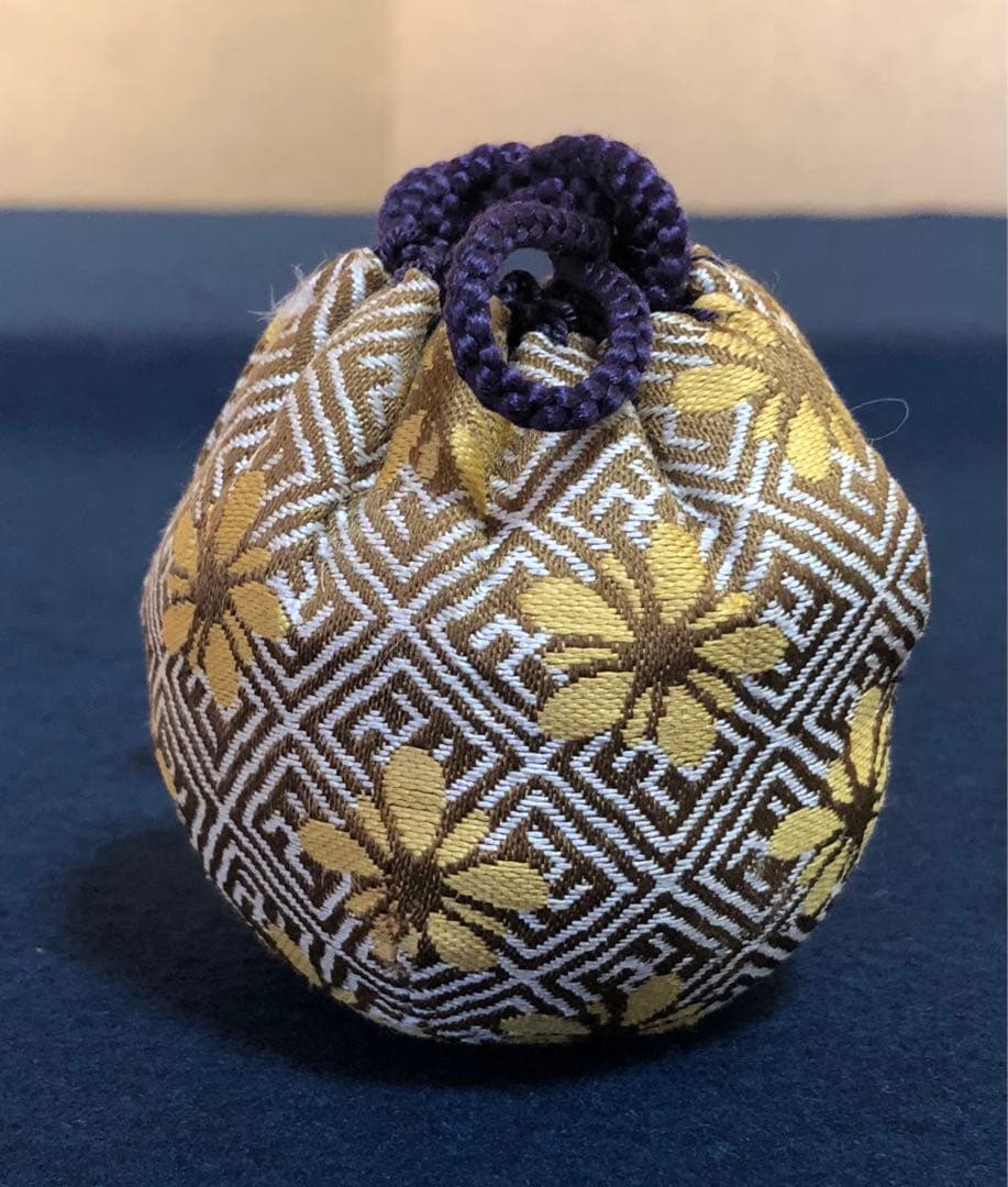 《レ》茶道具 瀬戸 飴釉 茶入 仕覆付 共箱　251119え4