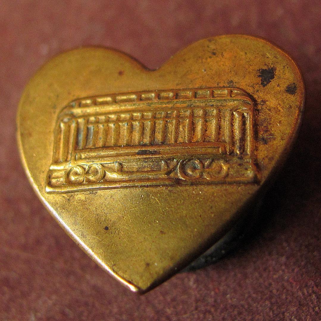 CARHARTT ハート型ボタン ビンテージ カーハート 1910s