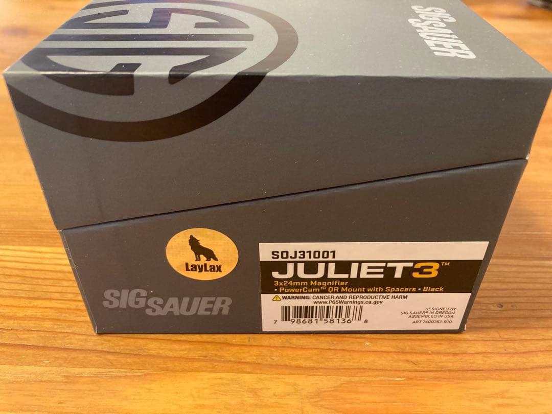 【実物】SIG SAUER JULIET3 3X MAGNIFIER