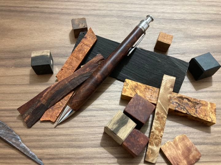 工房楔 ローズウッド瘤杢 シャープペンシル0.5mm