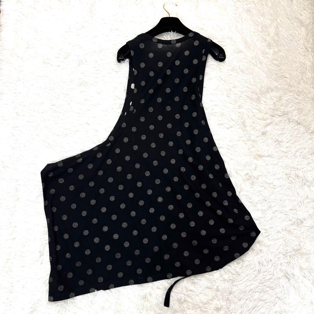 希少✨ Y's ワイズ DOT PRINT DRAPED TANK TOP M