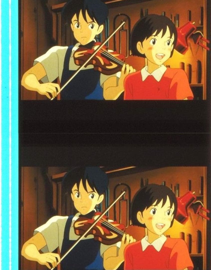 耳をすませば 35mm映画フィルム連続5コマ 月島雫 天沢聖司 高橋一生