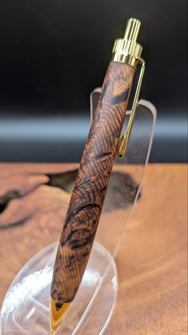 565極上 屋久杉泡瘤 木軸シャーペン ボールペン