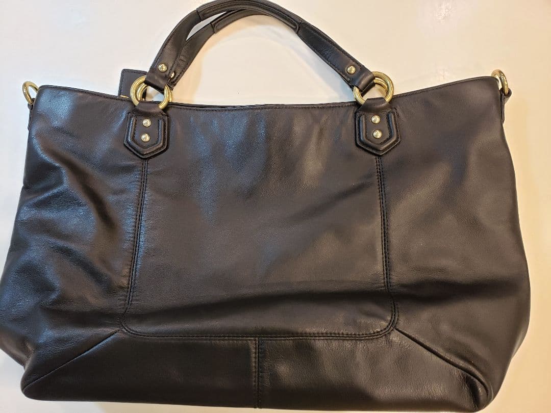 極美品✨COACH トートバッグ ビジネスバッグ レザー 黒 2WAY A4可