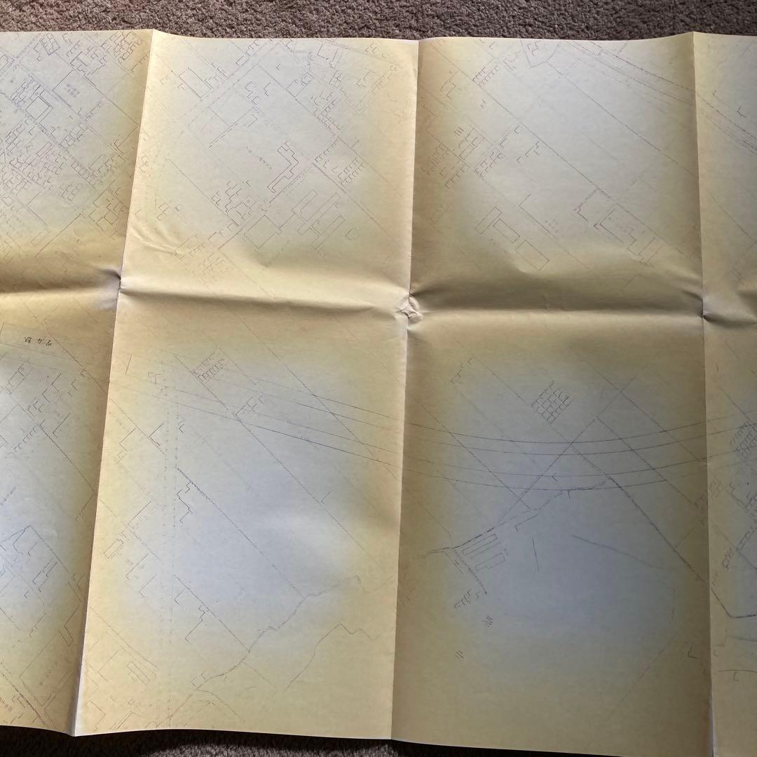 非売品 鉄道マニアック収集品 戸田市 新幹線と通勤新路のための測量図