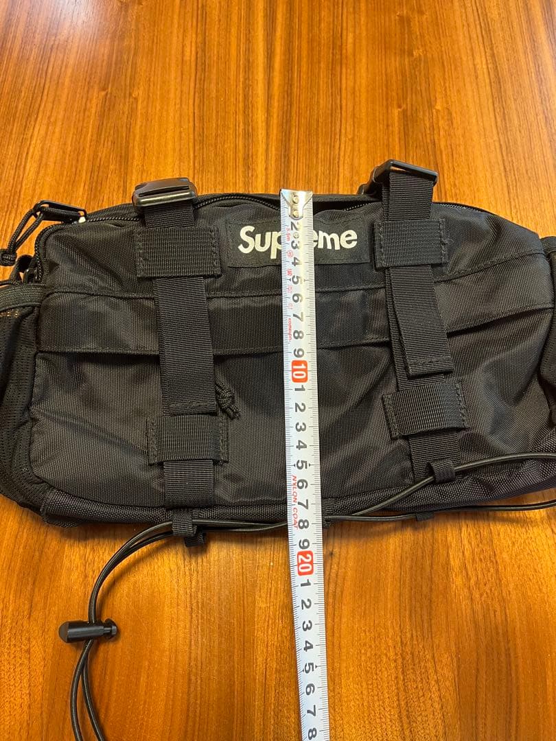 Supreme ブラック ショルダーバッグ