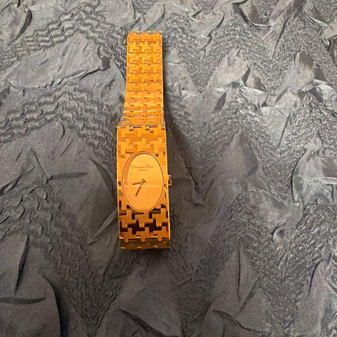 Christian Dior ゴールド腕時計 7
