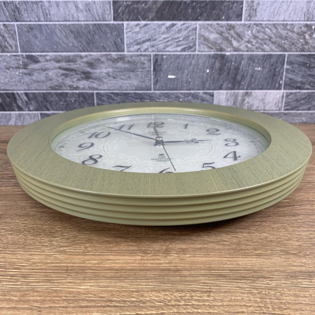 新品　生産終了品　SEIKO　ザ・ナショナル・トラスト 電波掛け時計　KX303