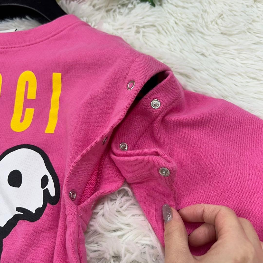 E6 美品 120cm 6 グッチ キッズ トレーナー プリント レディース