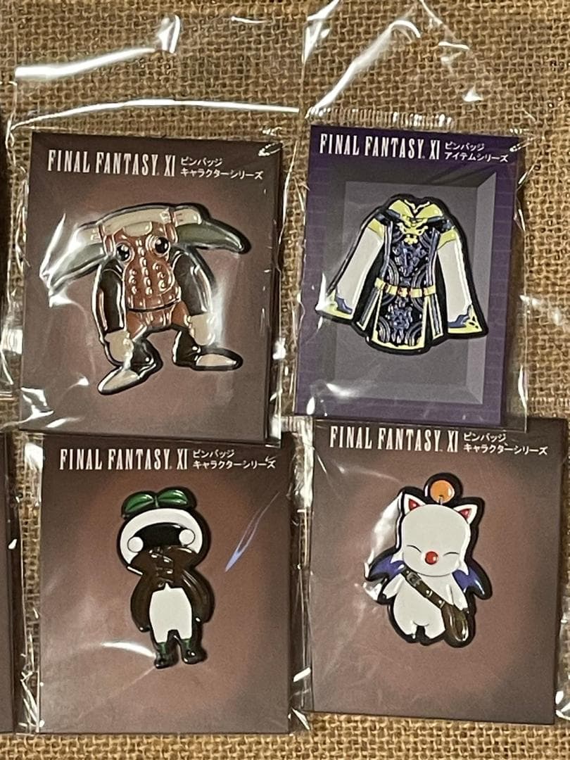 FINALFANTASY XI ヴァナ・ディールの秘蔵展 ピンバッジセット