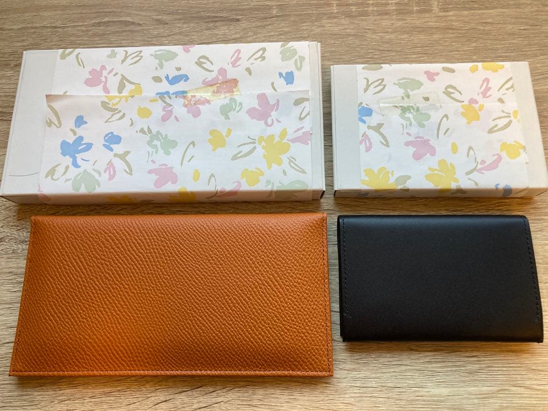 皇居財布と名刺入れのセット