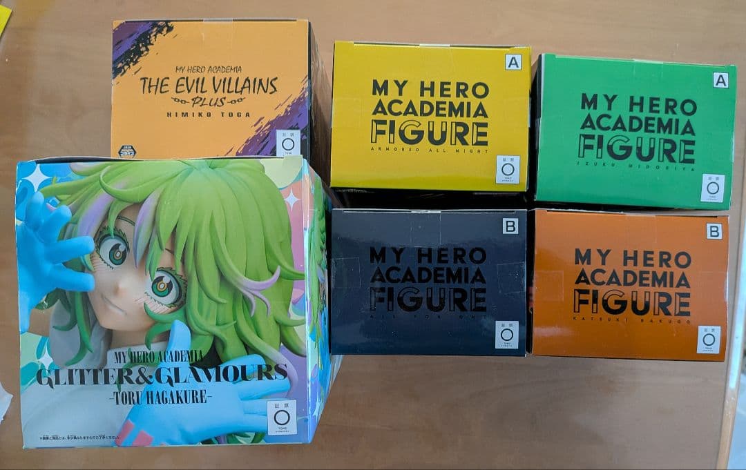 GIGO限定ヒロアカ4種 GLITTER&GLAMOURS 葉隠透 トガヒミコ