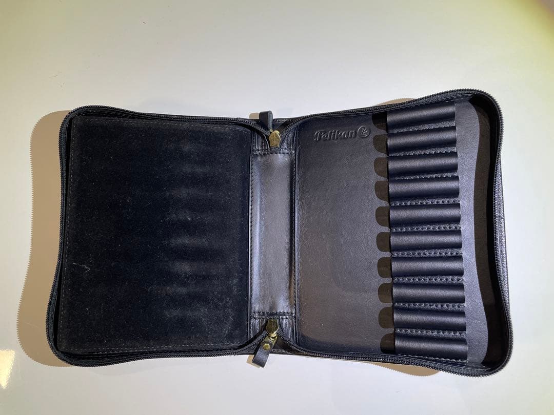 万年筆ケース　ペンケース　Pelikan ペリカン　20本用　本革