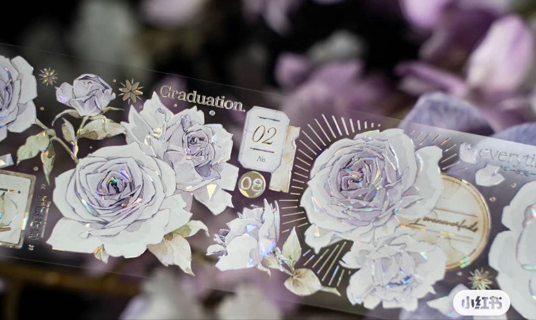 海外マスキングテープ巻売り 花壇 フラワー 風景マスキングテープ 人物