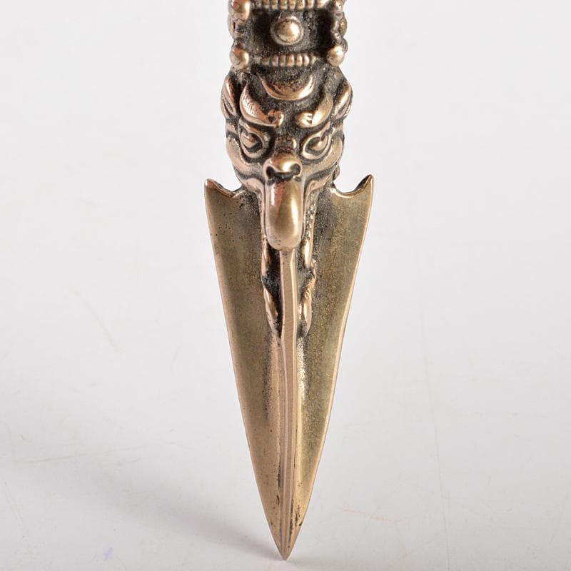 チベット 密教法具 古銅 独鈷杵 プルパ V R5838 - メルカリ
