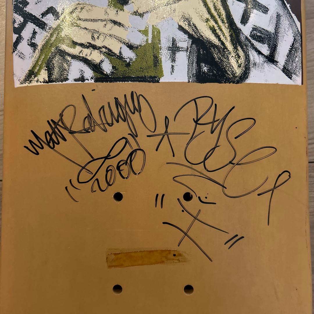 supernaut サイン入りスケートボードデッキ