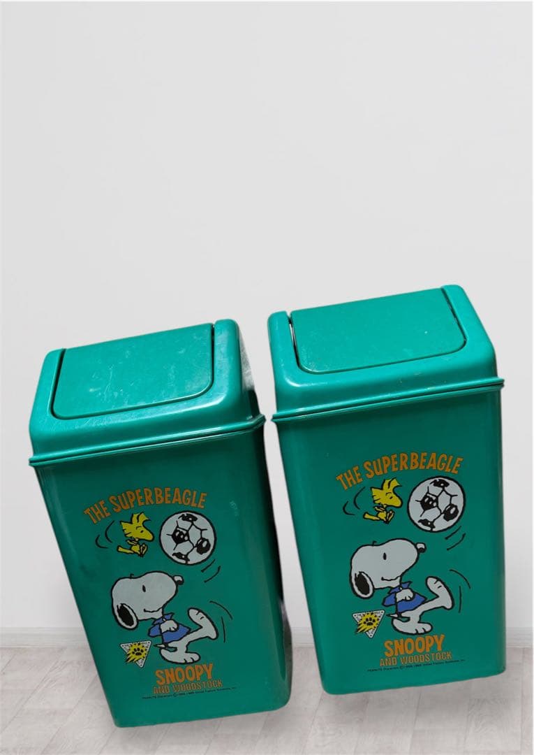 ☺エイト様 専用 】☺スヌーピー PEANUTS ゴミ箱 ダストボックス 昭和