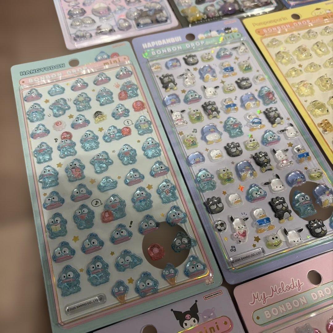 本日限定価格　正規品　ボンボンドロップシール　サンリオ/オリジナル/和柄11点