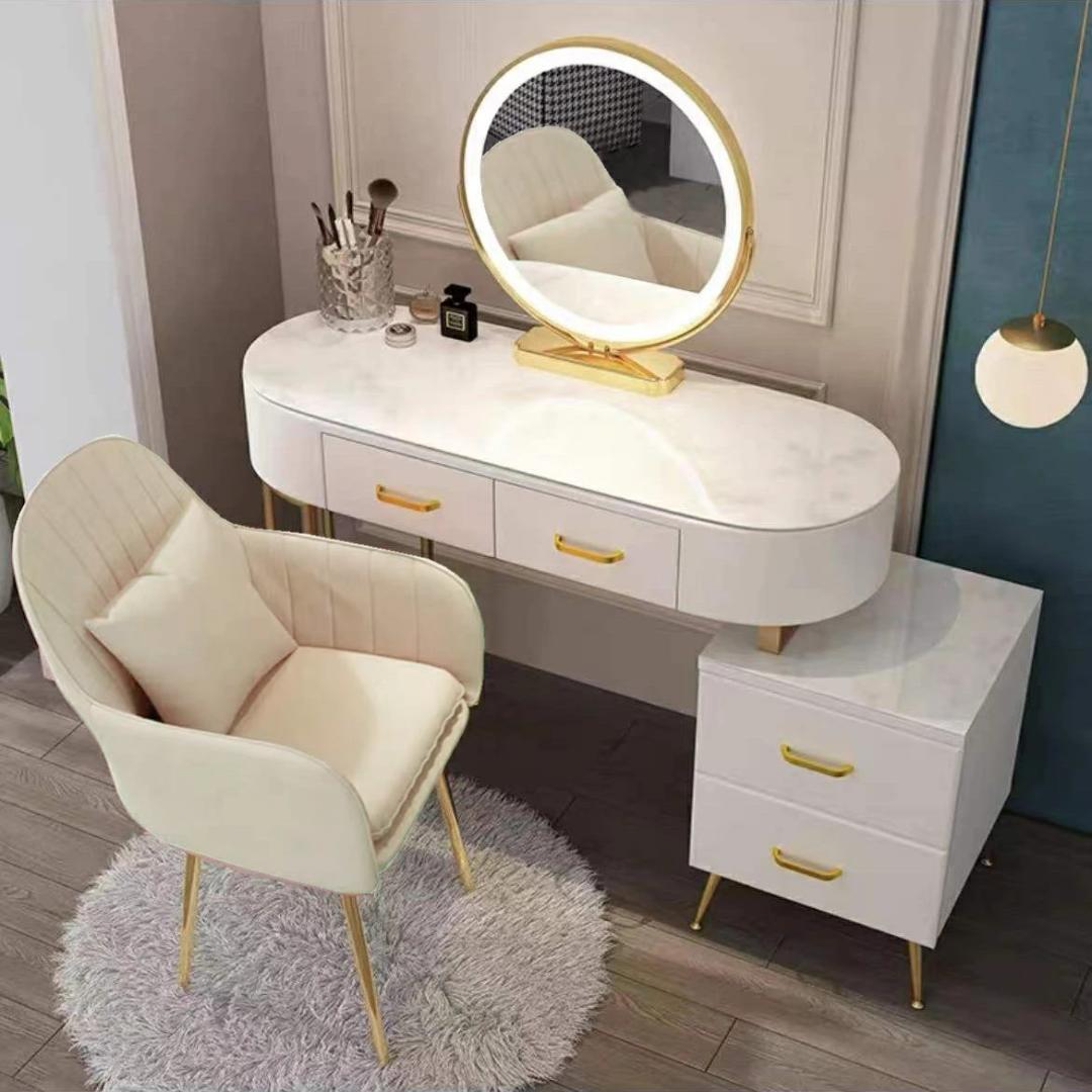 モダン ホワイト ドレッサー 訳あり品 デスクのみ J201-100-49 - メルカリ