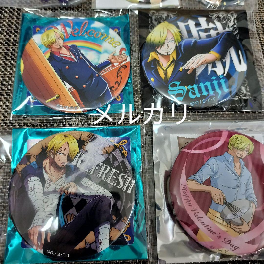 ワンピース 麦わらストア お台場 バラティエ 缶バッジ サンジ 輩缶