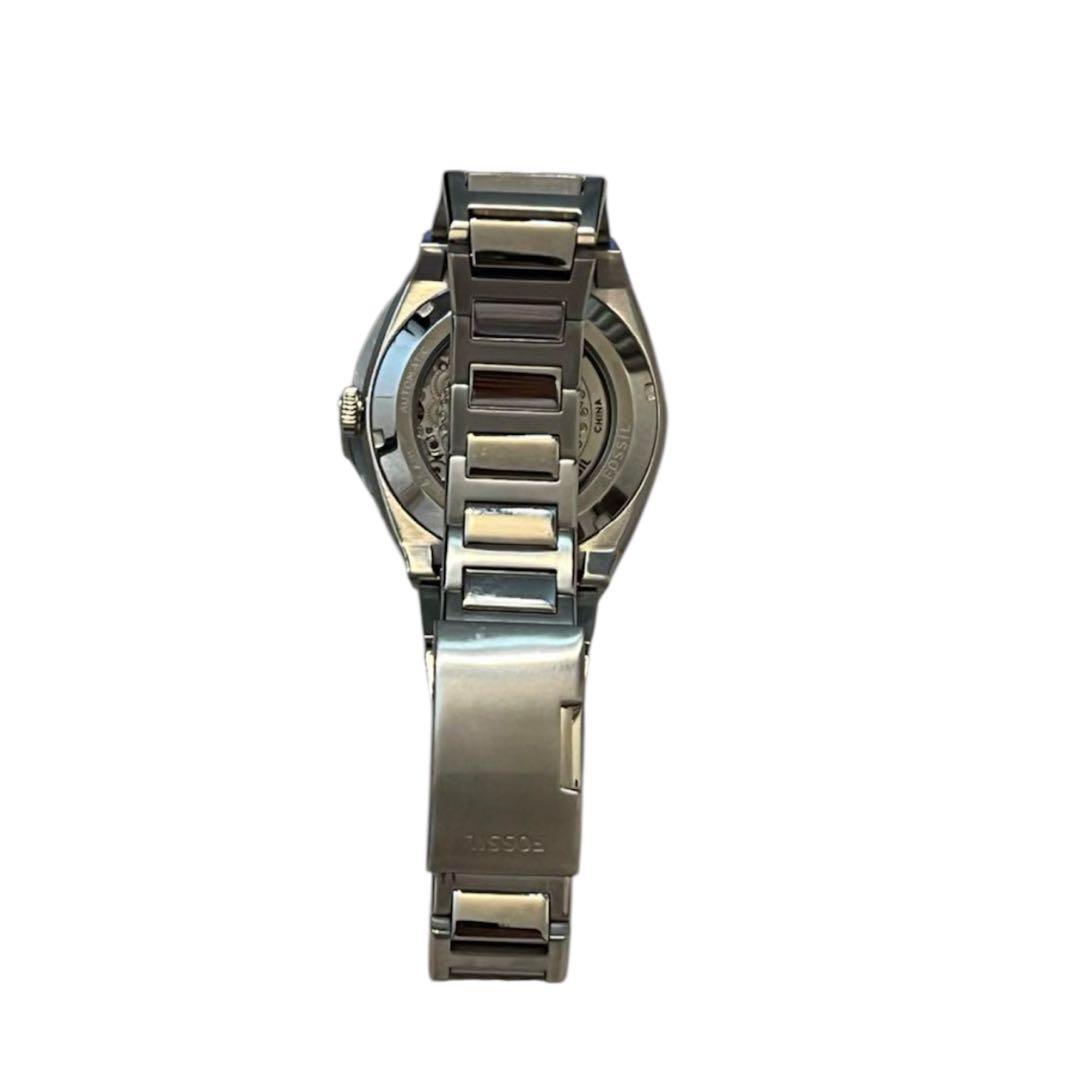 フォッシル　自動巻き　腕時計　ステンレス