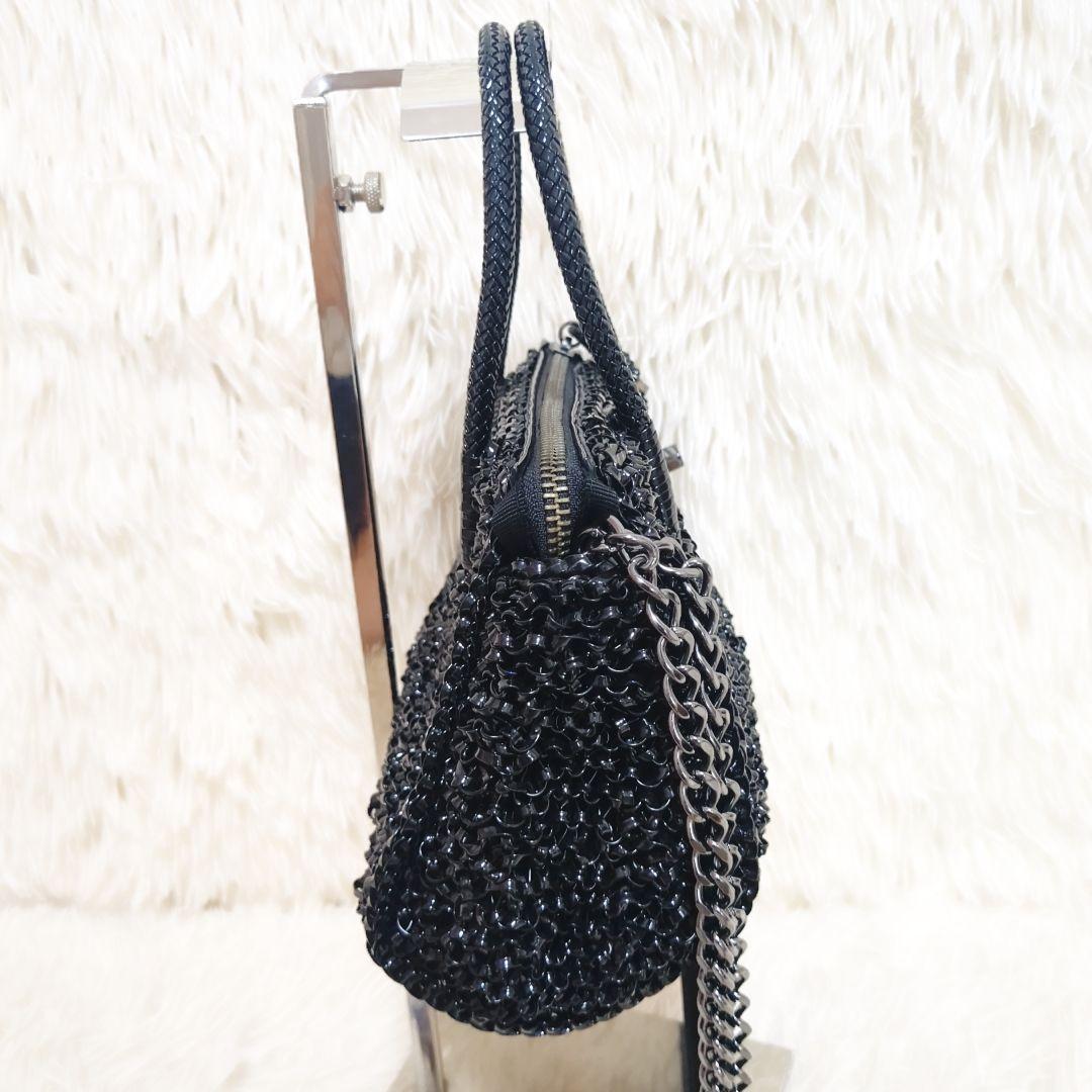 【極美品】アンテプリマ バック ワイヤー グリッター エナメル 2way