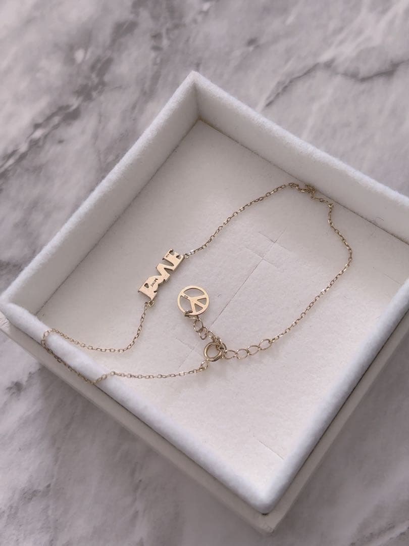 ete k10 ピンクゴールド チェーン 二重 アンクレット ゴールド 10金