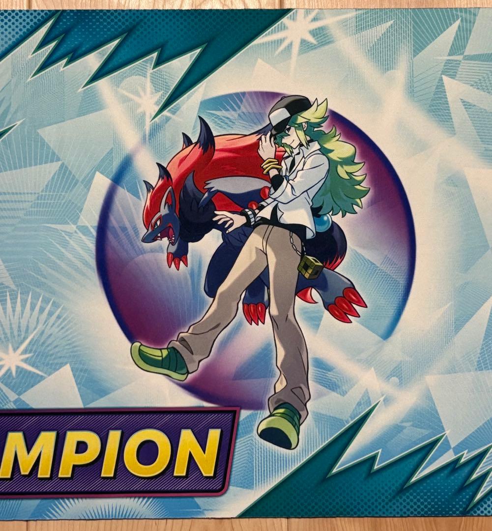 海外公式大会限定品 Ｎのゾロアーク チャンピオン プレイマット 英語版