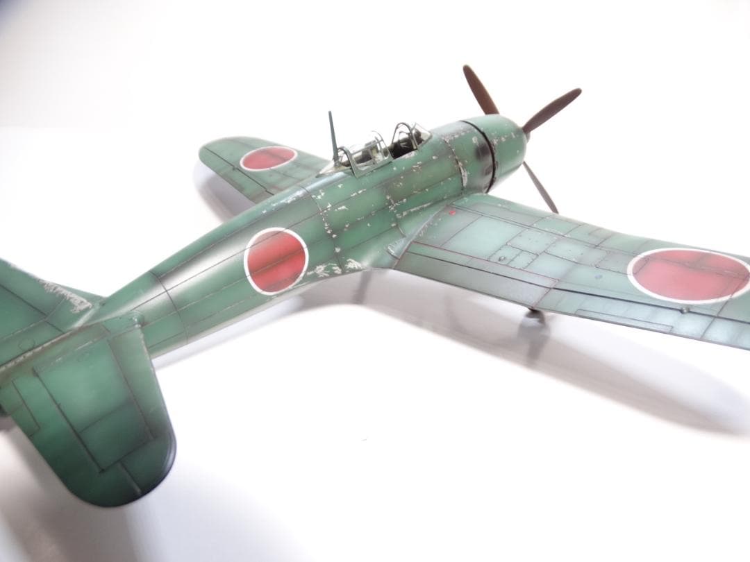 ファインモールド1/48日本海軍戦闘機「試製烈風」完成品