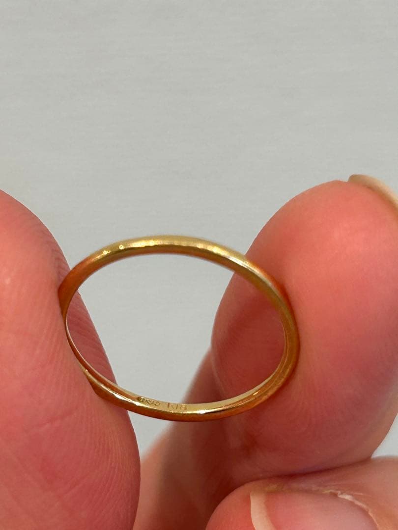 AHKAH アーカー メテオール リング K18 YG 7号／18金 ゴールド