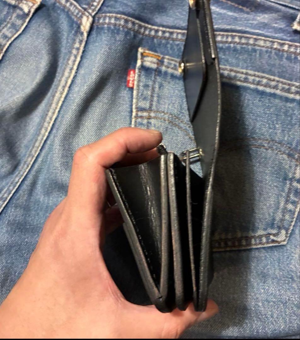 トラッカーウォレット　ショート　シルバー925アポロコンチョ　ブルガロ