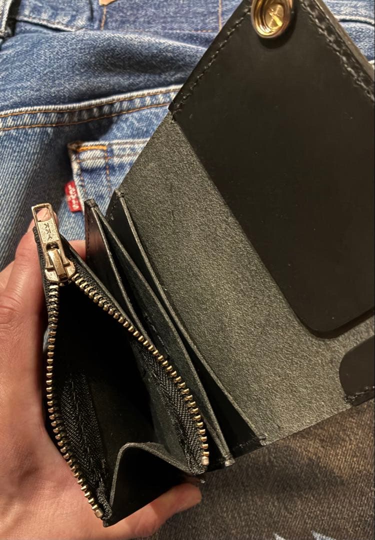 トラッカーウォレット　ショート　シルバー925アポロコンチョ　ブルガロ