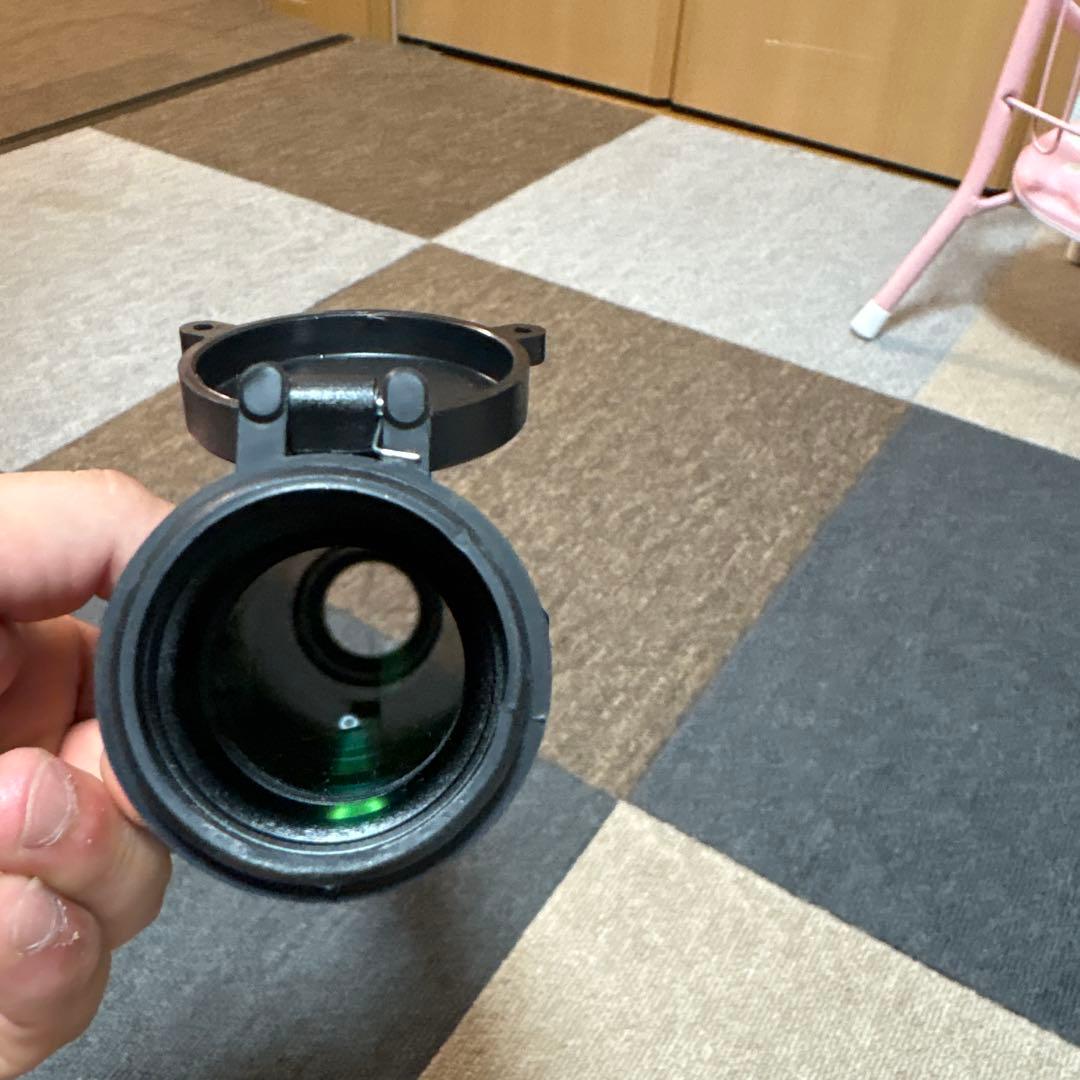 スコープ ブラック 大口径 フリップアップキャップ付き