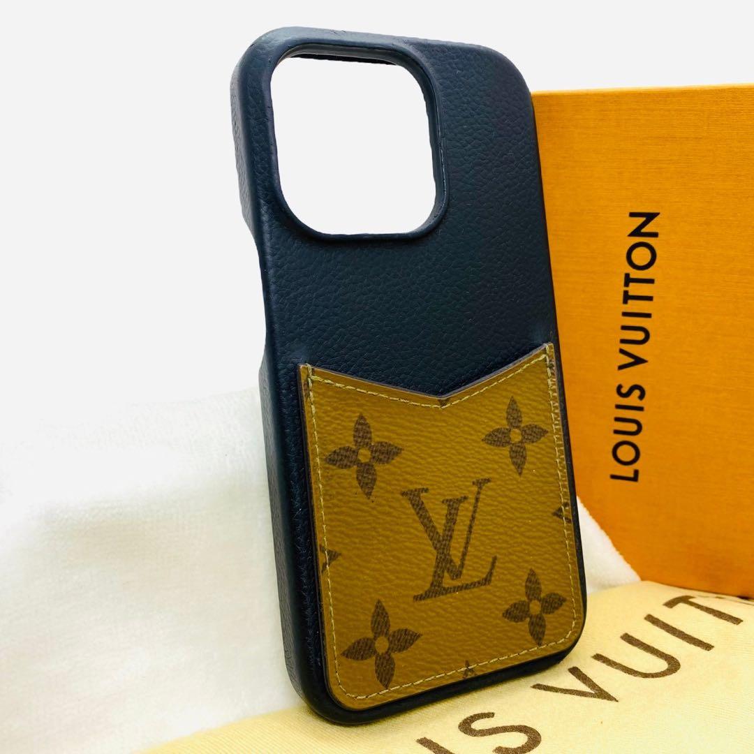 LOUIS VUITTON iPhone15Proケース モノグラムリバース