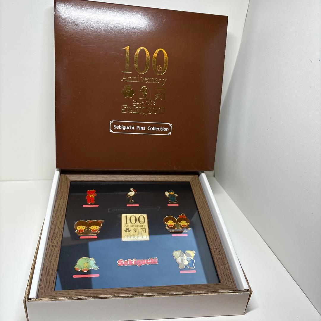 セキグチ 設立100周年記念 祝賀会 参列 記念品 ピンズ モンチッチ 3691