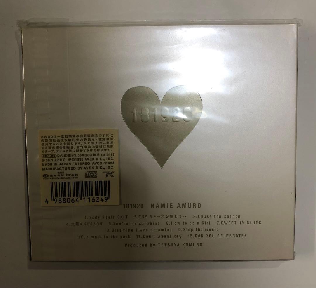 新品 未開封 CD 安室奈美恵 181920