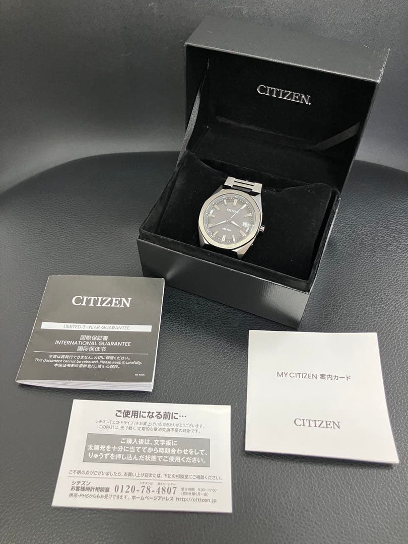 CITIZEN ATTESA シチズン　エコドライブ　メンズ　腕時計　稼働