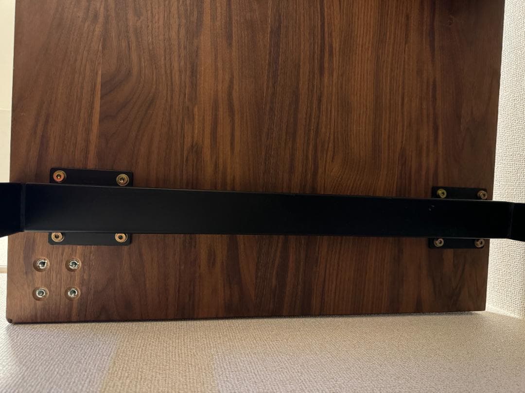 【簡単組立】IKEA イョルスタ天板 × ブラック脚 デスク 配線トレー付き