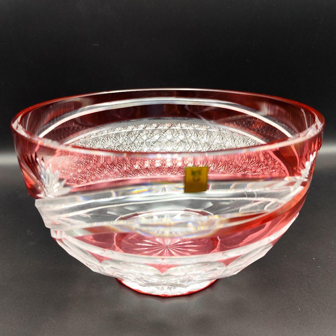 定価約16☆超希少品 祝の膳 大鉢カガミクリスタル（切子、江戸