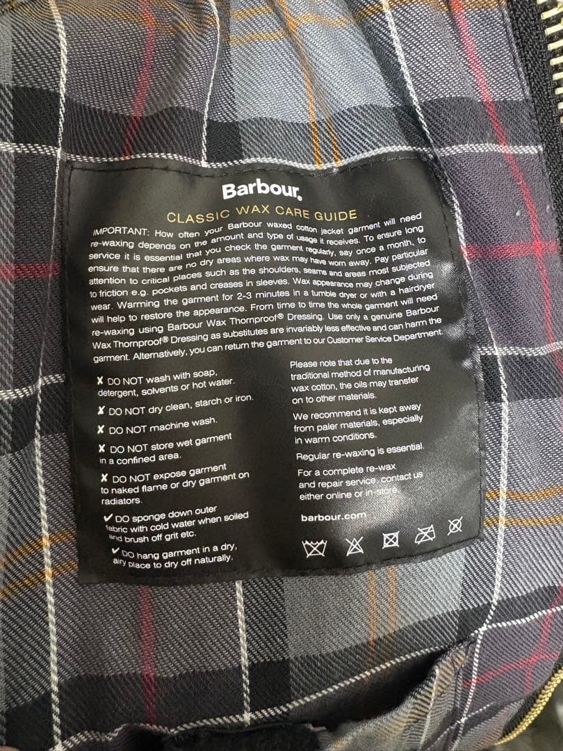 美品 Barbourバブアー SPEY/スペイ ワックスショートジャケット 40