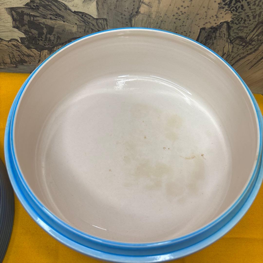 手塚大示 独楽 平安大示 食籠 共箱 交趾 山水