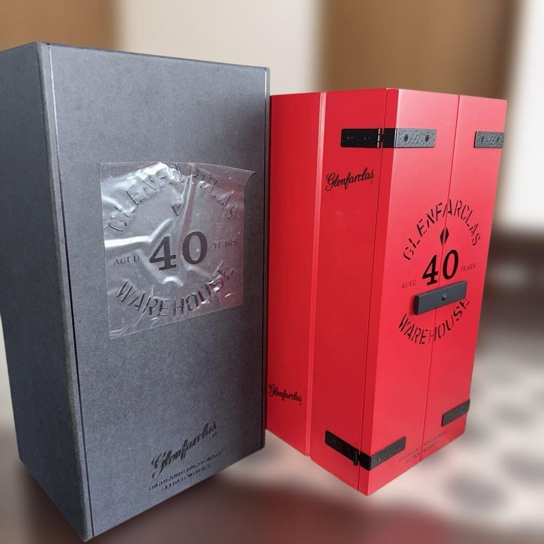 Glenfarclasグレンファークラス40年 ⭐︎空瓶&木箱&外箱付き - メルカリ