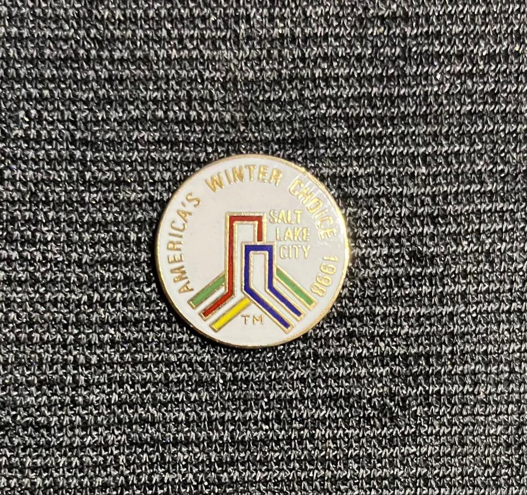 希少 1998オリンピック招致ピンバッジ/ソルトレイクシテ−② 希少 1998オリンピック招致ピンバッジ⁄ソルトレイクシテ−② 公式通販