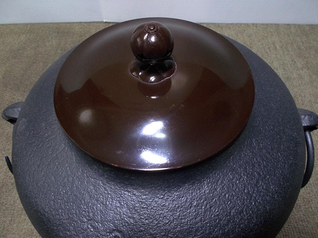 茶道具 置炉セット 人間国宝高橋敬典作 未使用五徳 利休好 阿弥陀堂釜 共